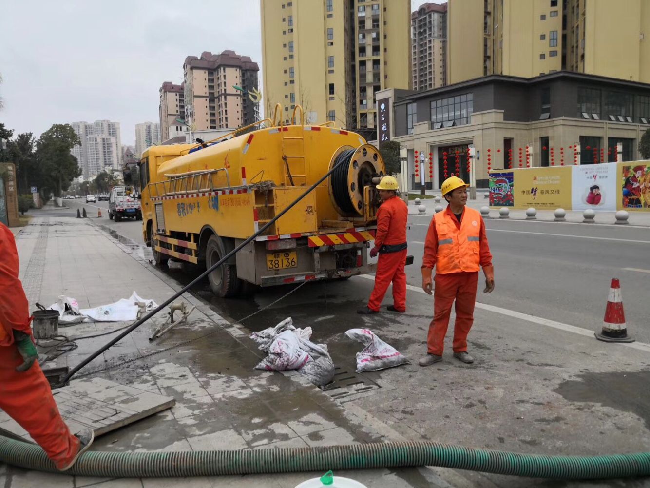 固镇排污管道清淤-管道清洗